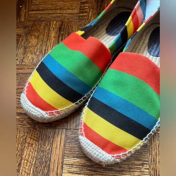 PAUL SMITH Rainbow Striped Men’s Espadrilles Shoes Size 43 - Picture 2 of 12